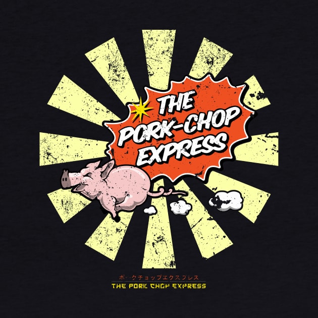 The Pork Chop Express Retro Japanese Big Trouble In Little China by Nova5